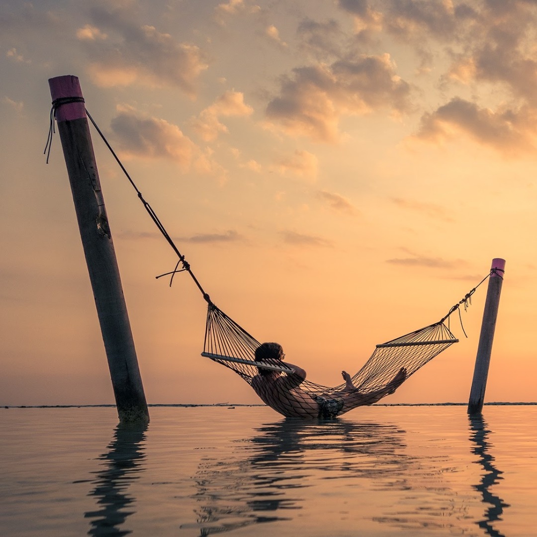 hammock on the ocean